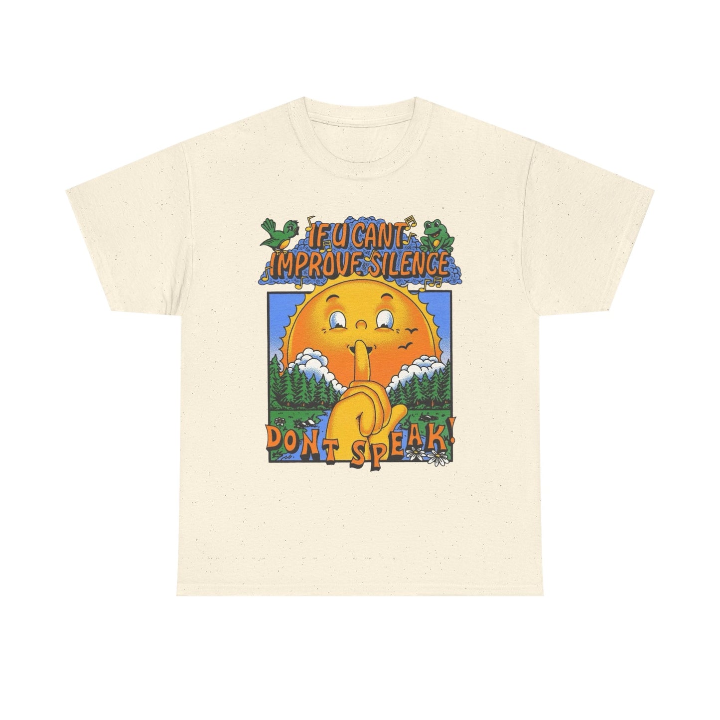 Stay Silent T-Shirt NEW Gift Unisex Heavy Cotton Tee