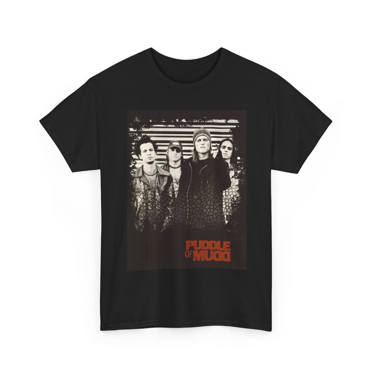 Puddle Of Mudd Shirt Vintage Rock Poster Graphic Unisex Heavy Cotton Tee