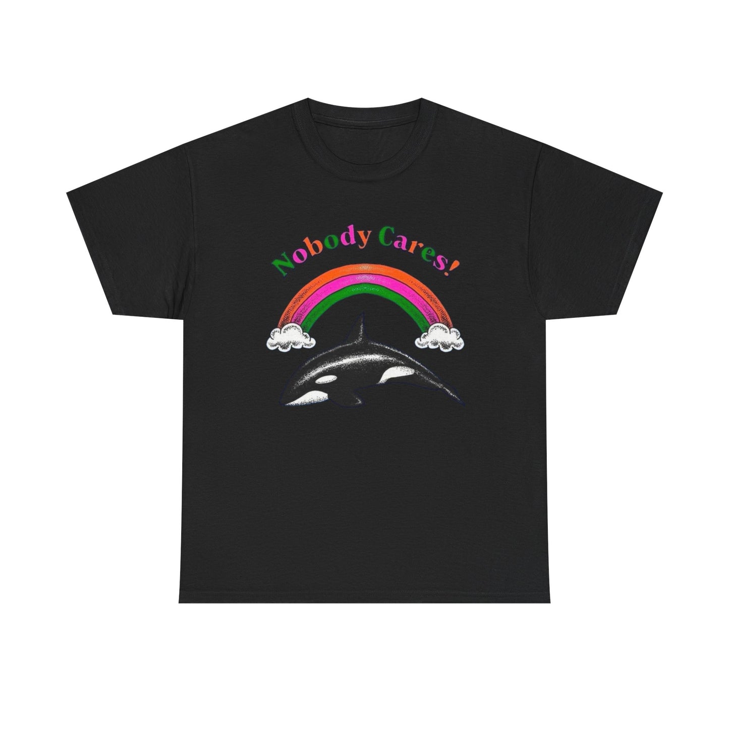 Nobody Cares Graphic T Shirt NEW Adult Tee