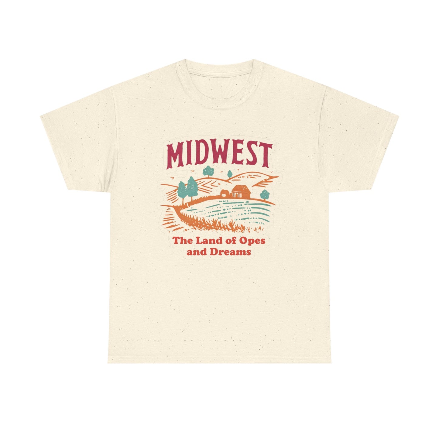 Midwest Land Of Opes And Dreams Graphic T Shirt NEW Adult Tee