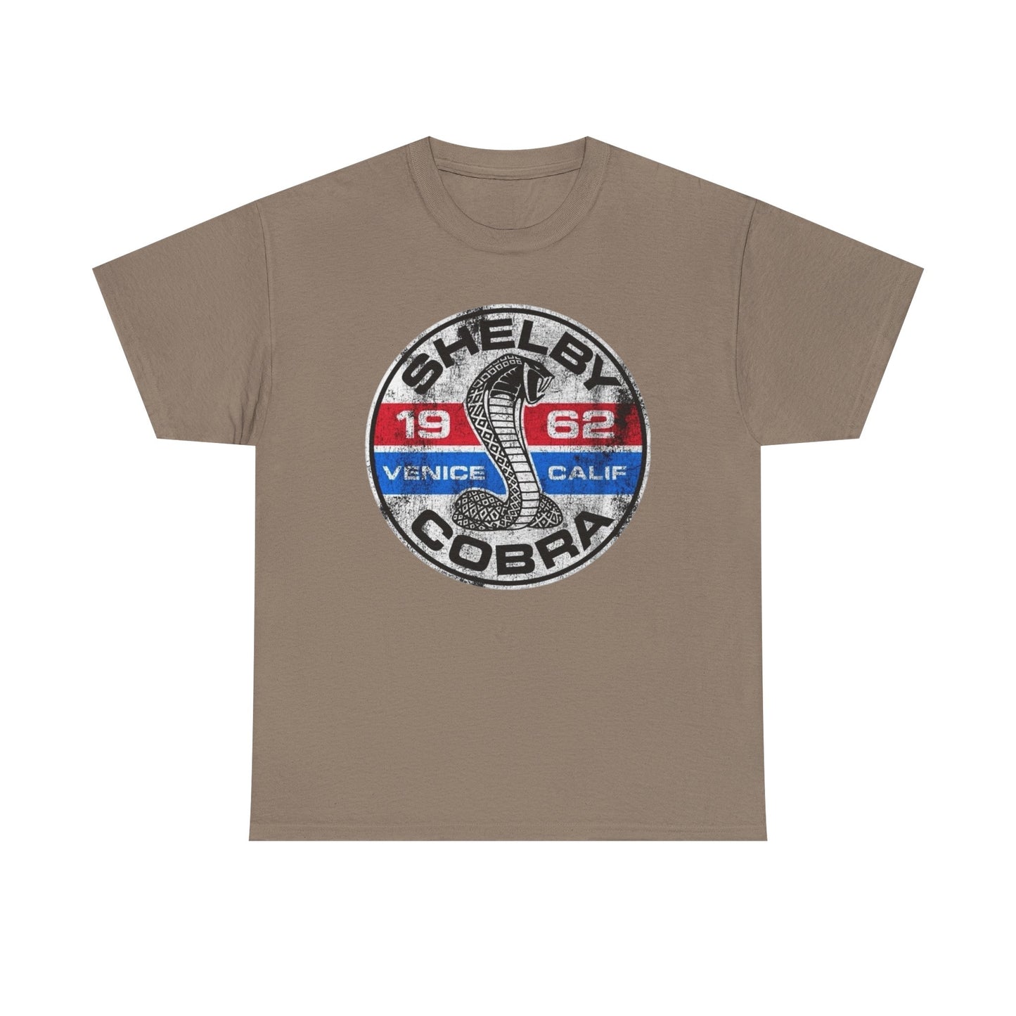 Shelby Cobra Racing Graphic T Shirt Unisex Heavy Cotton Tee