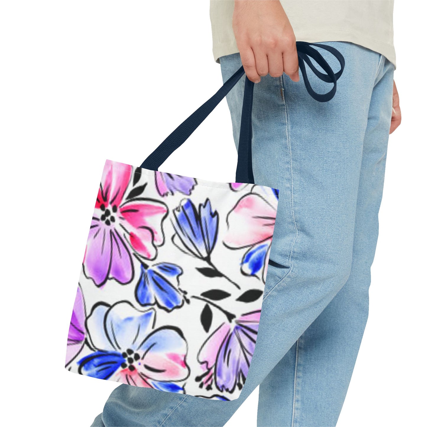 Multi Color Flowers Brand New Tote Bag (AOP)