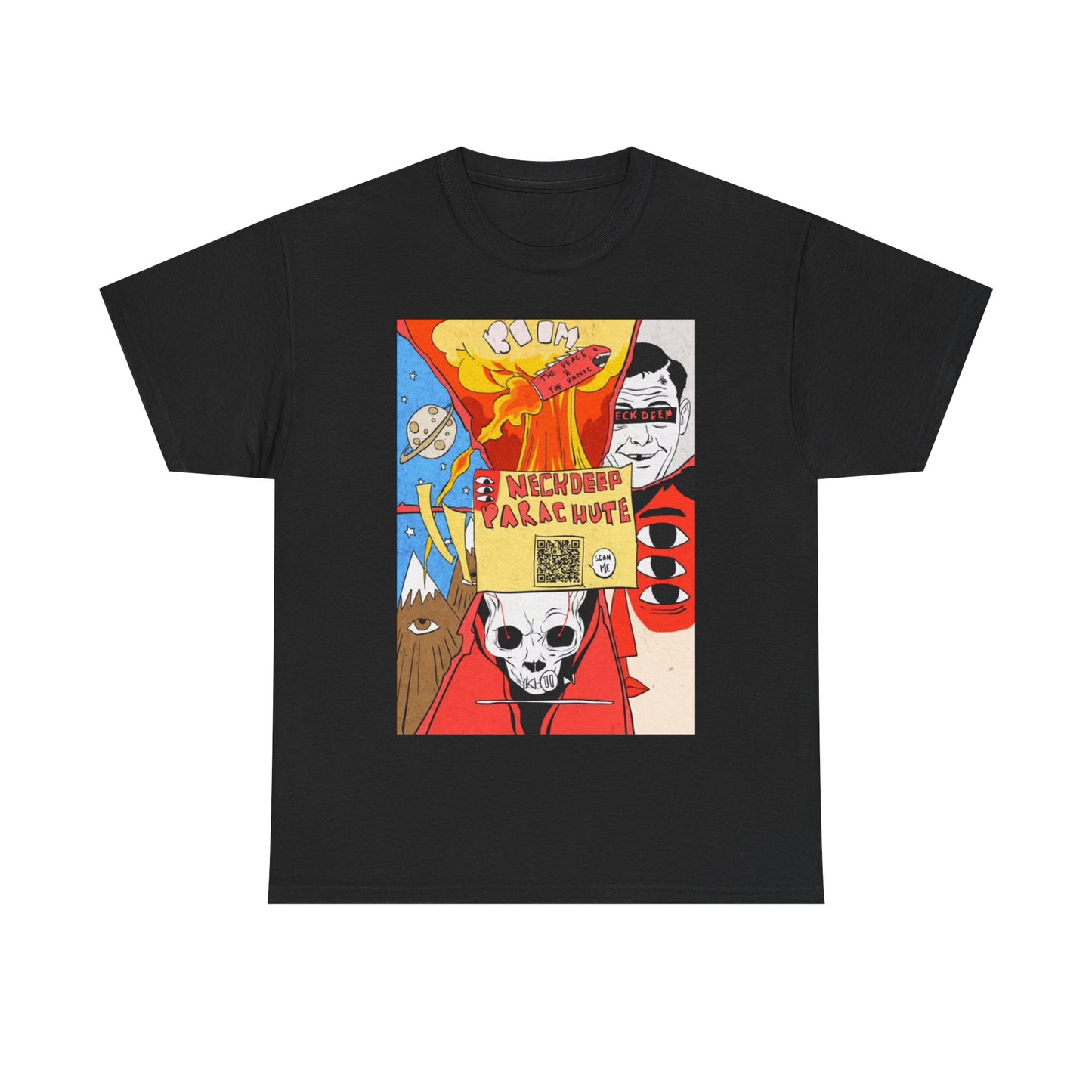 Neck Deep T-shirt UK punk rock world tour album Unisex Heavy Cotton Tee