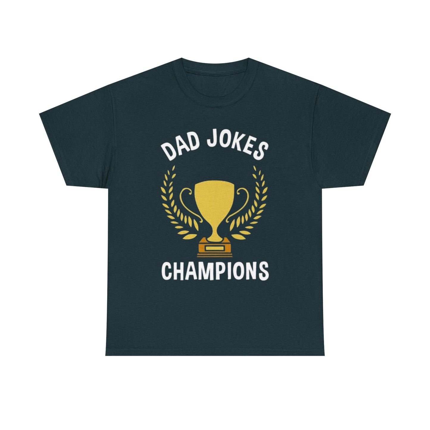 Dad Jokes Champion T SHIRT Retro Funny Jokes GIFT Unisex Heavy Cotton Tee