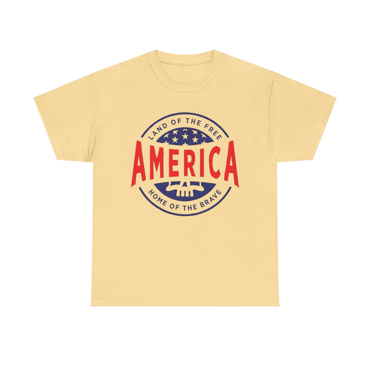 America Home Of The Brave Graphic T Shirt ADULT NEW
