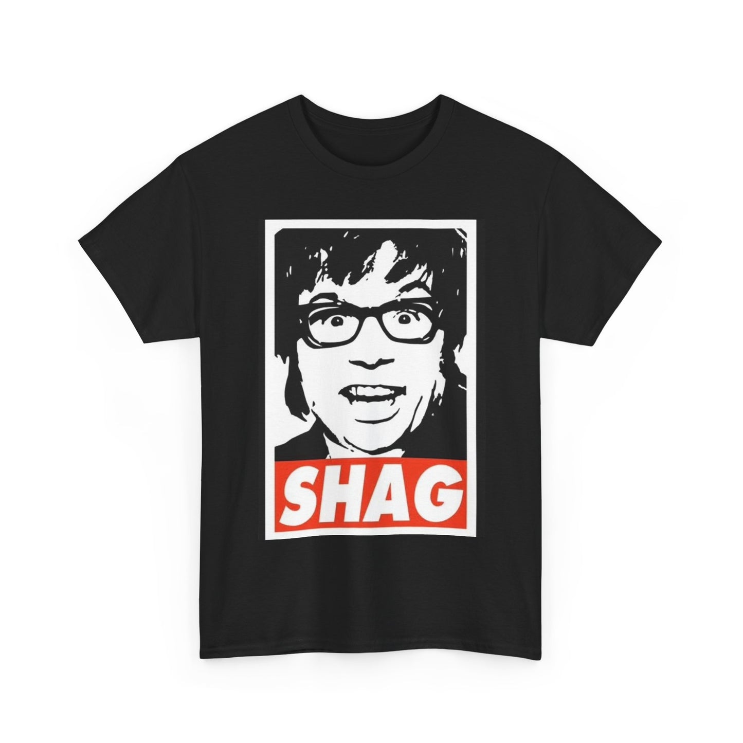 Austin powers Tshirt Mike myers Graphic Gold Vintage UK Unisex Heavy Cotton Tee