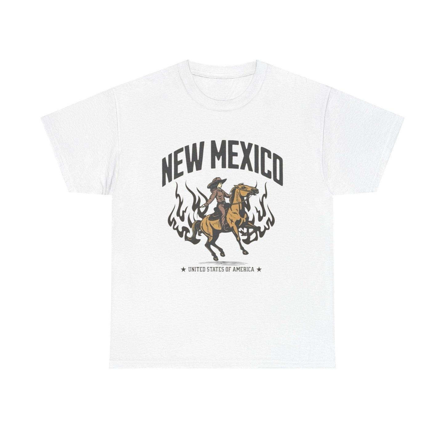 New Mexico Cowboys Graphic T Shirt ALL SIZES Tee Unisex Heavy Cotton