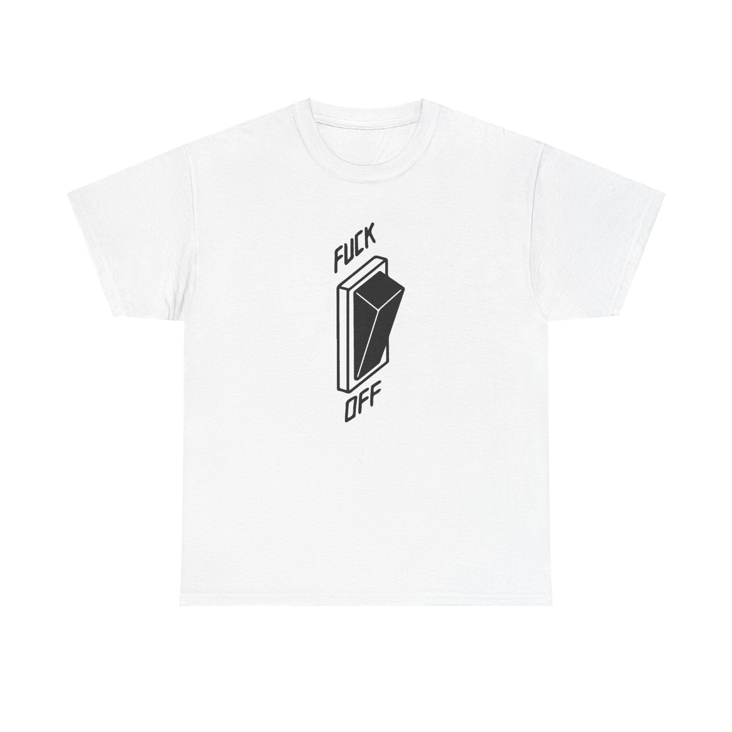 F Off Funny Jokes Humor Graphic T Shirt NEW Vintage Unisex Heavy Cotton Tee