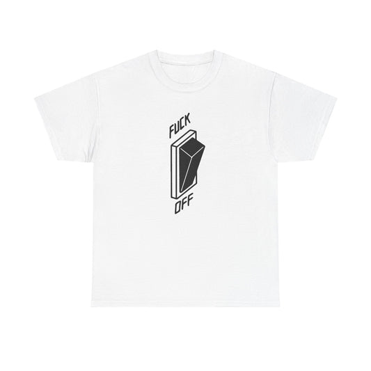 F Off Funny Jokes Humor Graphic T Shirt NEW Vintage Unisex Heavy Cotton Tee