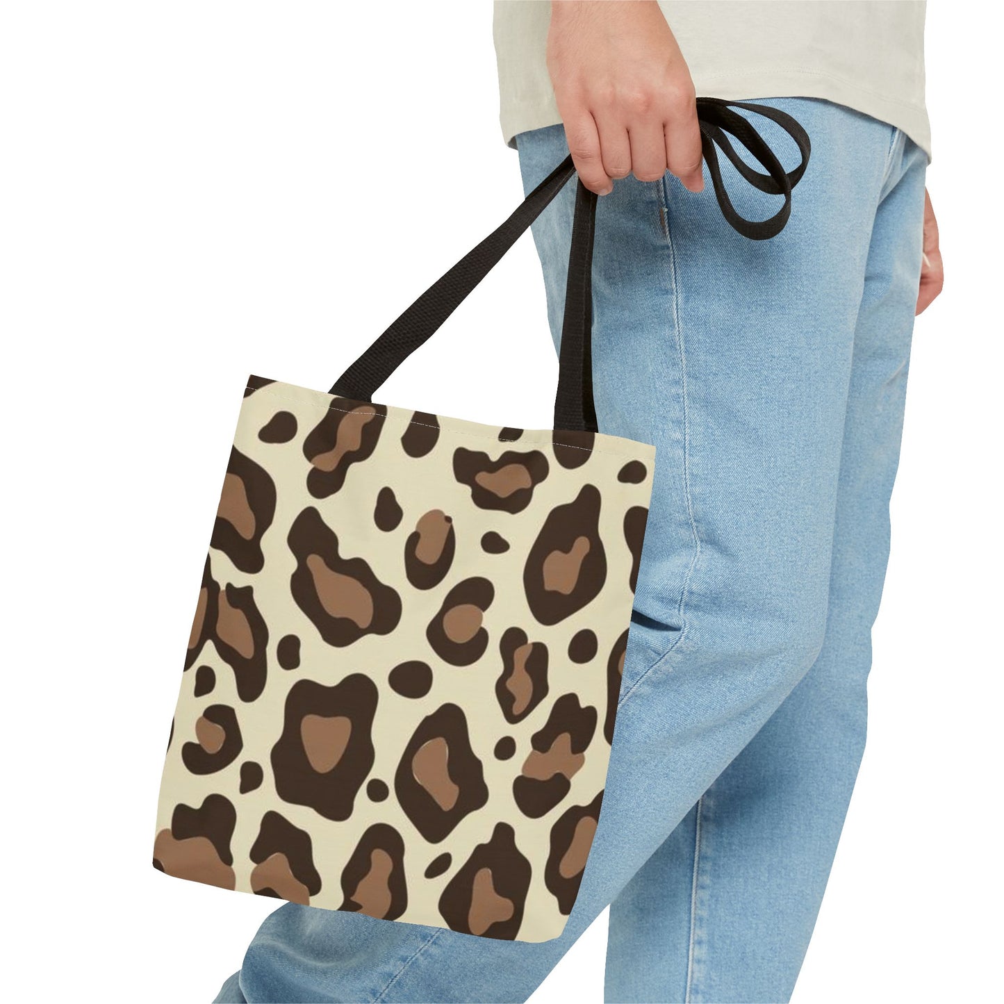 Cheetah Tan And Brown Multi Color BRAND NEW MODERN Tote Bag (AOP)