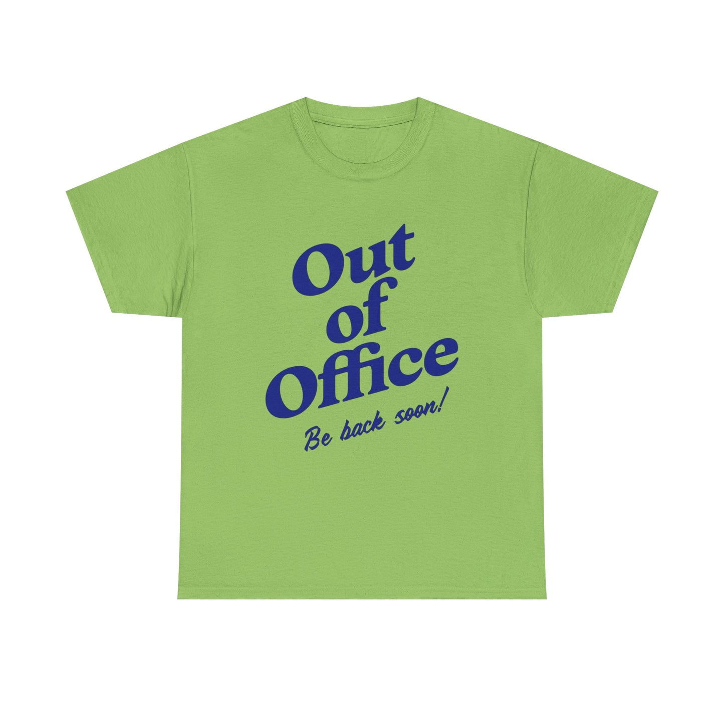 Out Of Office Vacation Graphic T Shirt NEW ADULT Unisex Heavy Cotton Tee