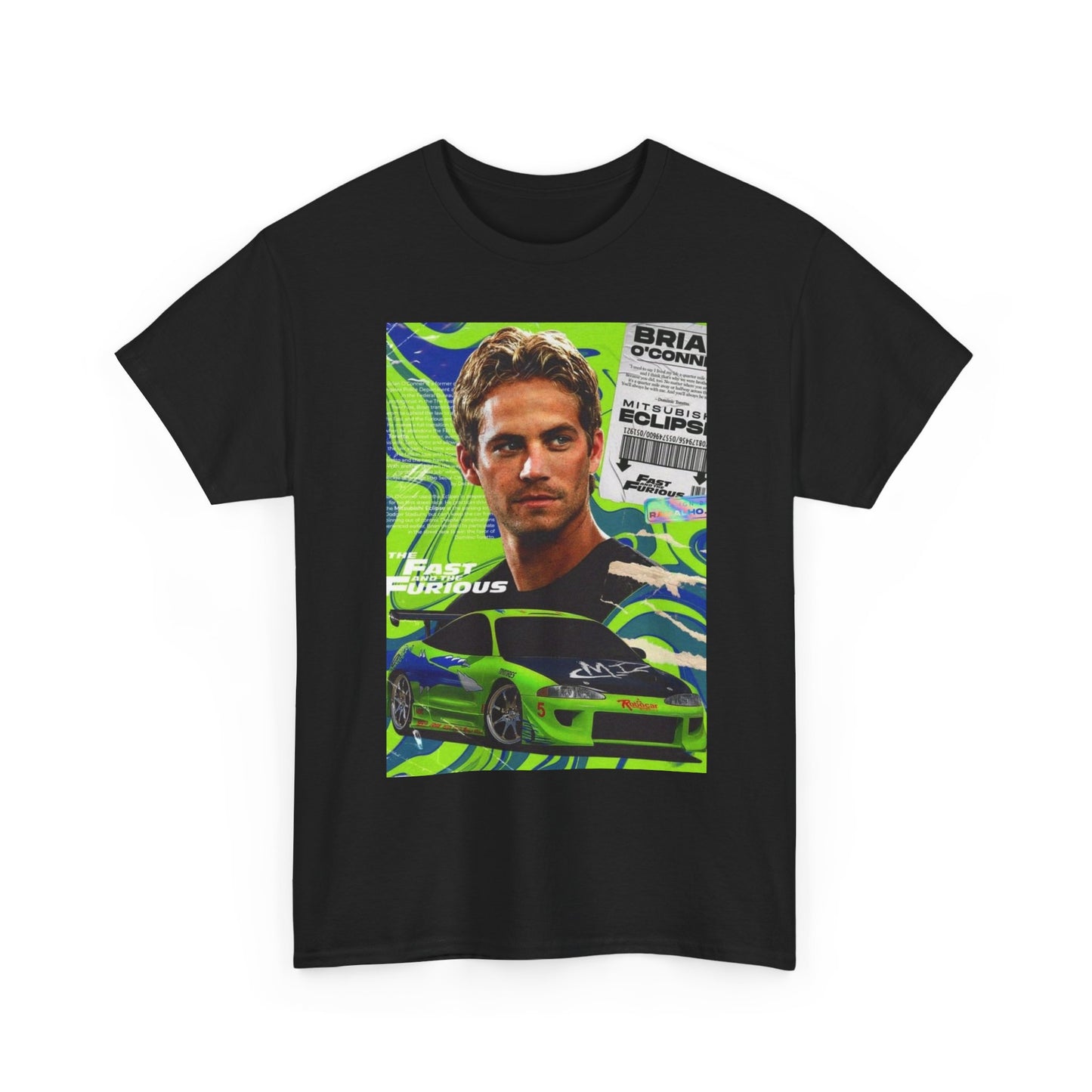 Paul Walker Eclipse Graphic T-Shirt Comfy Cotton Tee Brand NEW