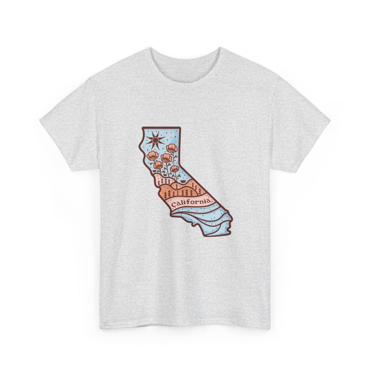 California State Graphic T Shirt NEW ADULT