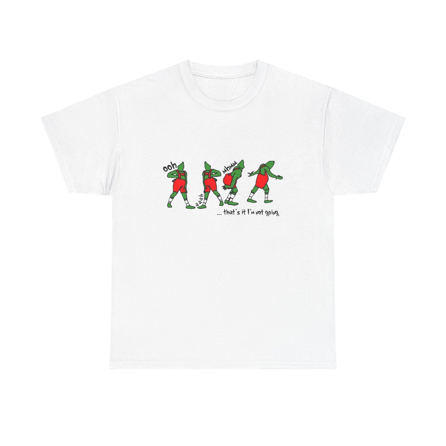 Funny Grinch Retro Christmas Jokes Graphic T Shirt Unisex NEW Heavy Cotton Tee