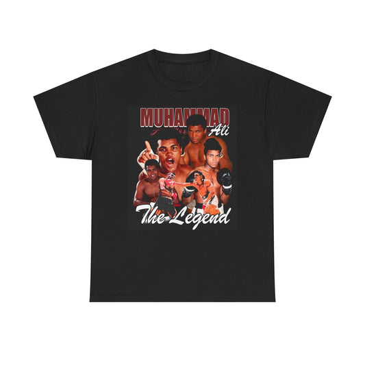 Muhammad Ali Graphic T Shirt Vintage Boxing Retro Unisex Heavy Cotton Tee