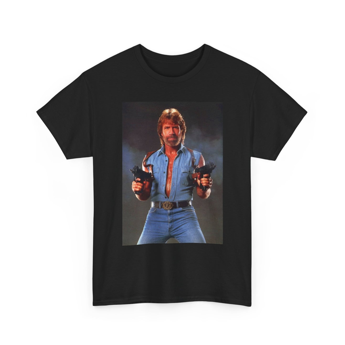 Chuck Norris Action Hero Graphic T Shirt NEW Cotton Tee Gift