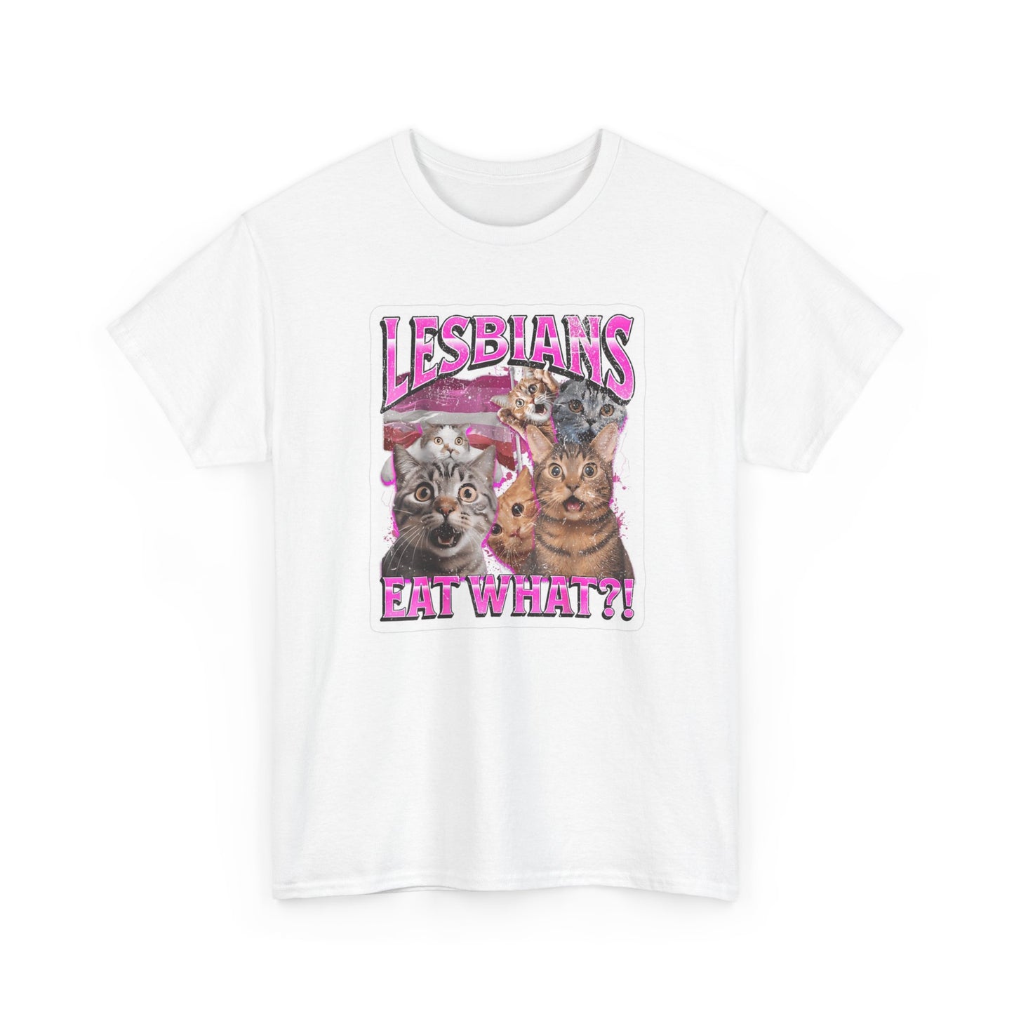 Lesbians Eat What Funny Graphic T Shirt Brand New Cotton Tee