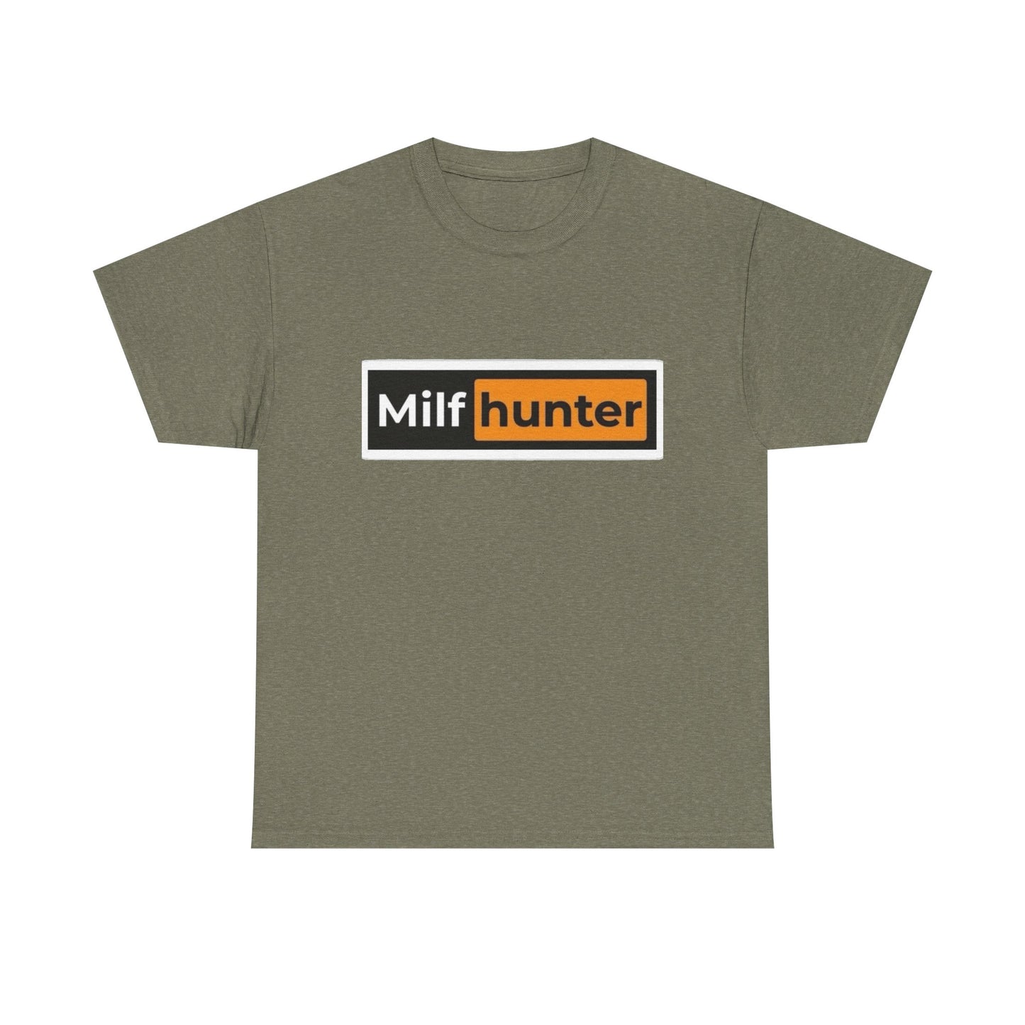 Milfhunter Funny Onlyfans Jokes Graphic T Shirt Unisex Heavy Cotton Tee NEW