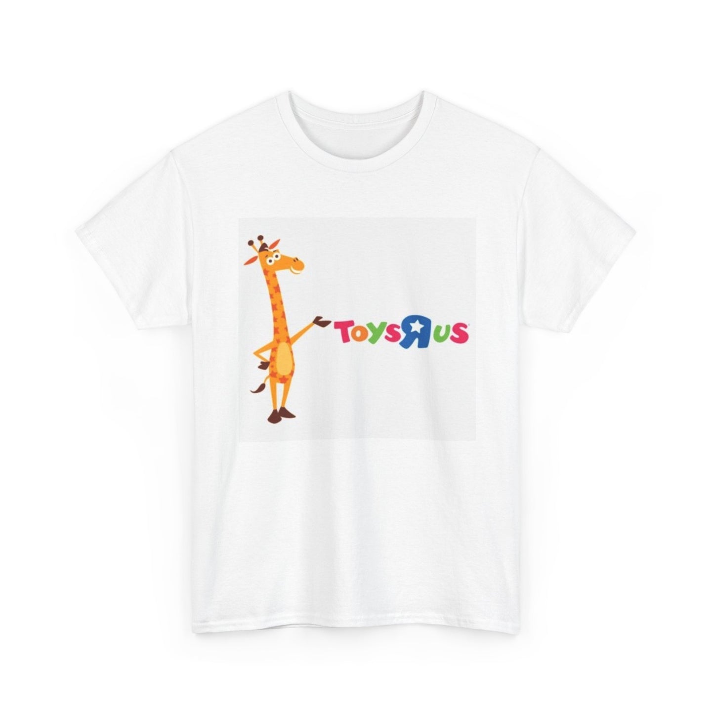 Toys R Us Geoffrey Tshirt Vintage Store Logo Retro Kids Unisex Heavy Cotton Tee