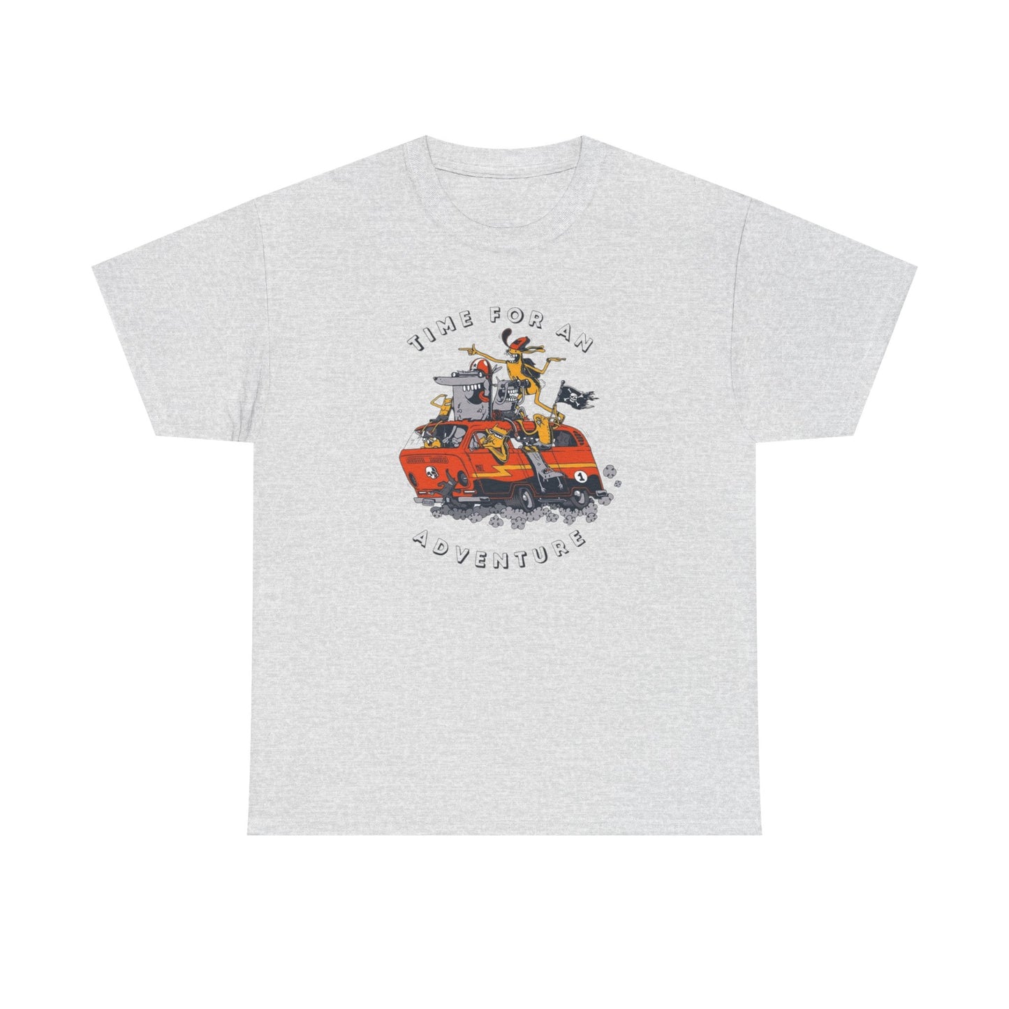 Time For An Adventure Graphic T-Shirt Unisex Heavy Cotton Tee