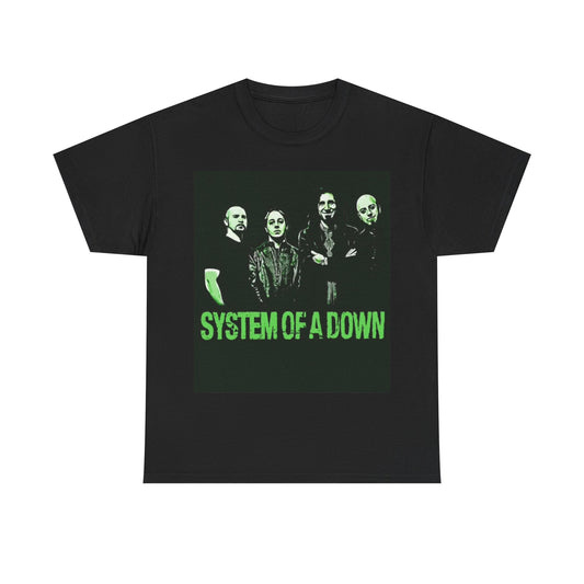 System Of A Down Tshirt Rock Merch Retro Unisex Heavy Cotton Tee