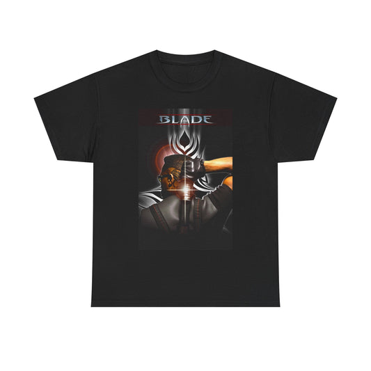 Blade Movie Tshirt Retro Movie Poster Vintage Action Unisex Heavy Cotton Tee 90s