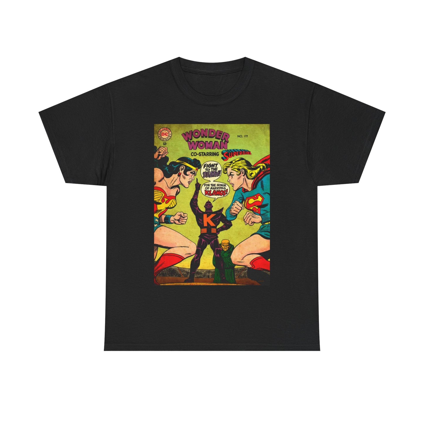 Wonder Woman Tshirt USA Comic Vintage Retro Unisex Heavy Cotton Tee Gaming