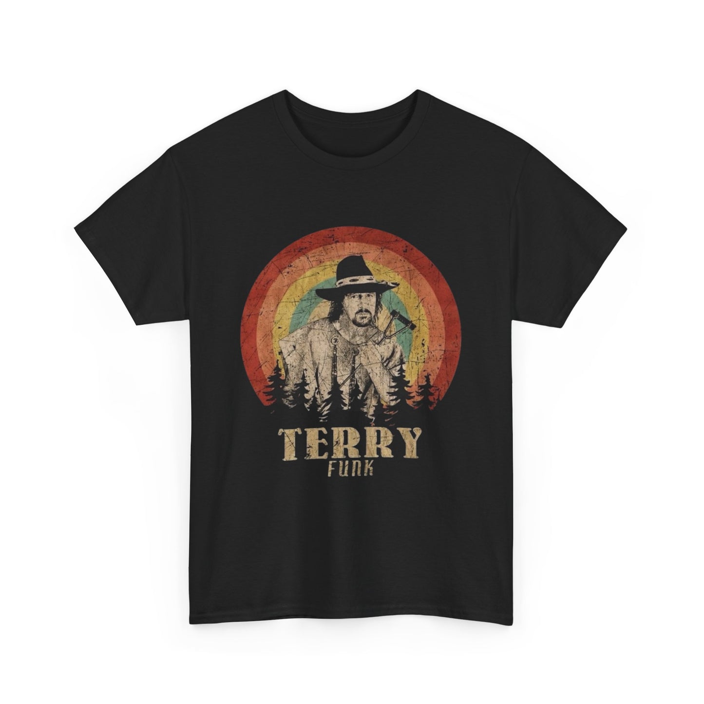 Terry Funk Graphic T Shirt Unisex Heavy Cotton Tee
