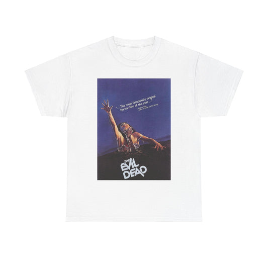 The Evil Dead Movie T Shirt Vintage Stephen King Book Unisex Heavy Cotton Tee