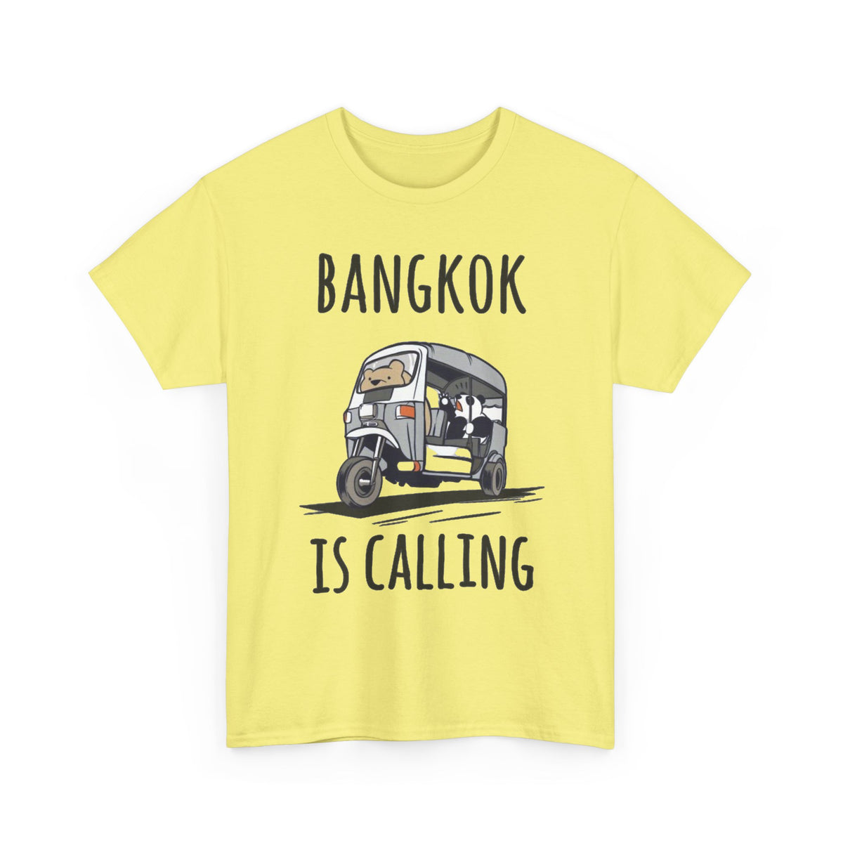 Bangkok Is Calling Tuk Tuk T-Shirt Men's Graphic Tee Thailand