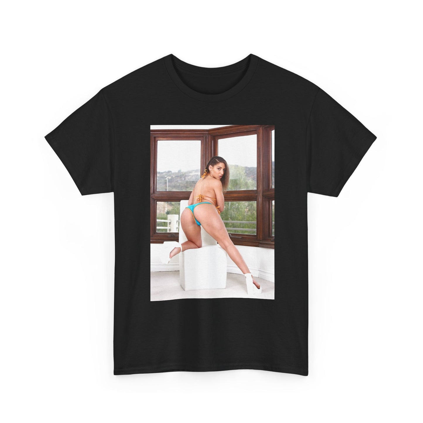 Abella Danger Model Bikini T Shirt Graphic Apparel Unisex Heavy Cotton Tee
