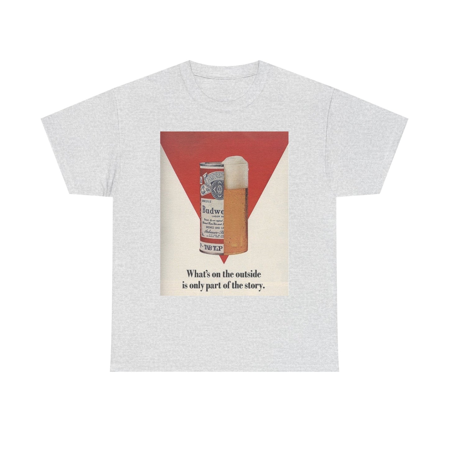 Bud Poster Vintage Retro 80s T Shirt Unisex Heavy Cotton Tee Gift
