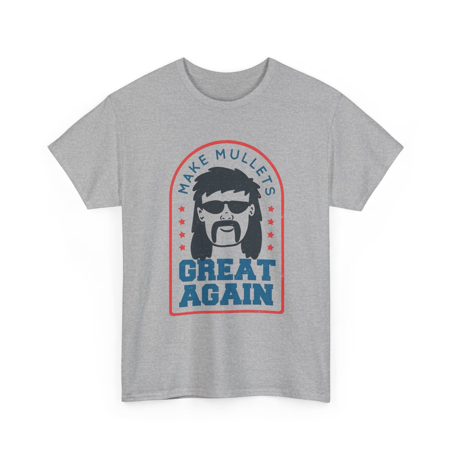 Make Mullets Great Again Funny Graphic T Shirt NEW ADULT