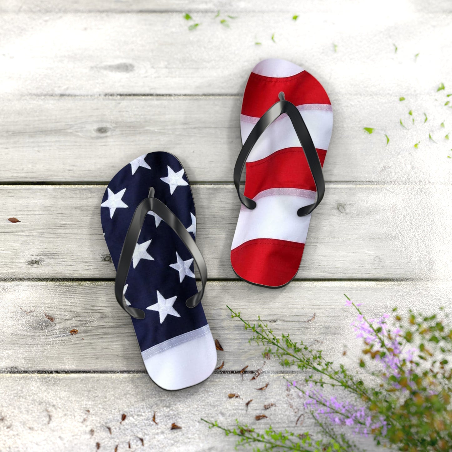 American Flag Flip Flops, Sandals Slides, Summer Footwear, Brand New