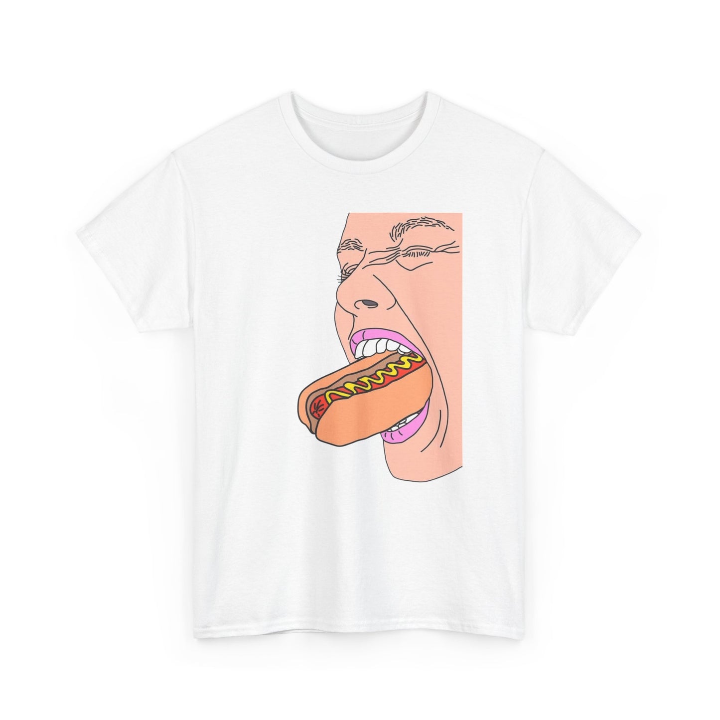 Funny Hot Dog Glizzy T Shirt Unisex Heavy Cotton Tee