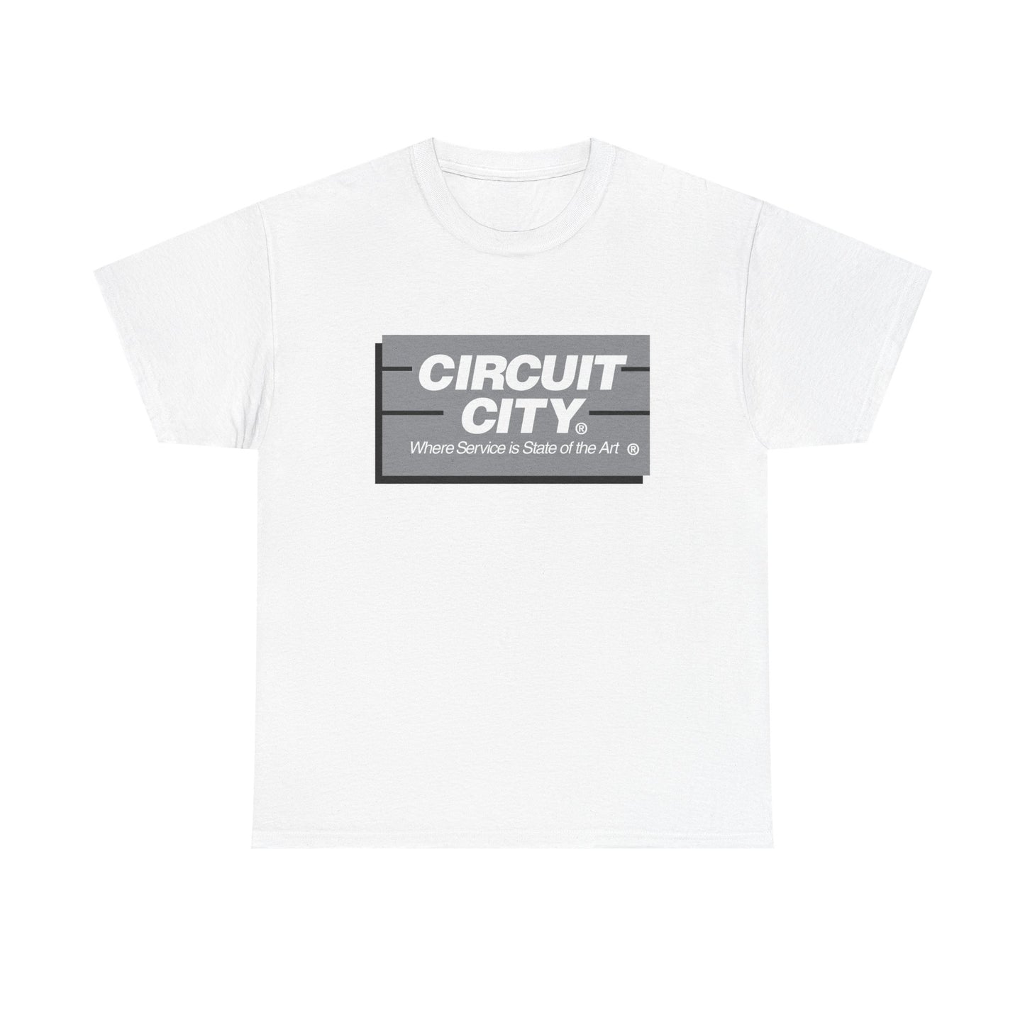 Circuit city T-shirt vintage graphic employee shirt retro design Unisex Heavy