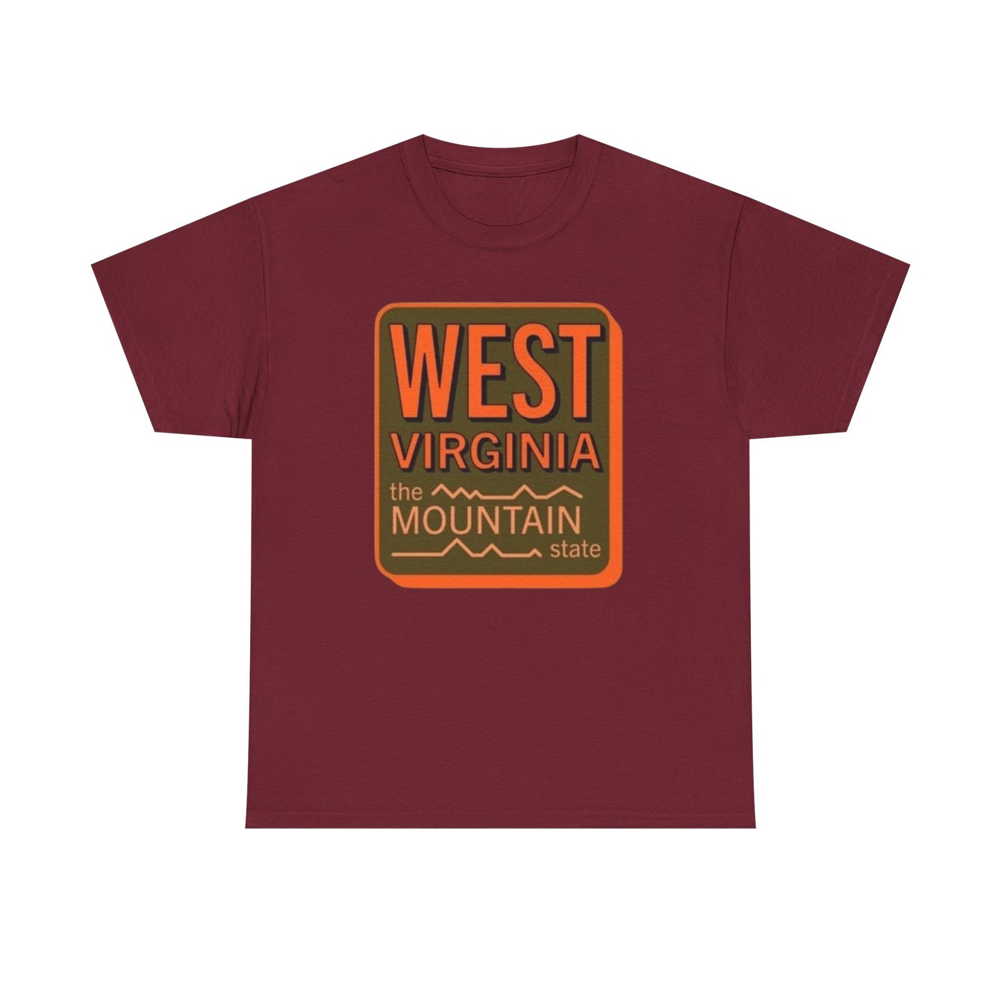 West Virginia Graphic T Shirt ADULT NEW Unisex Heavy Cotton Tee