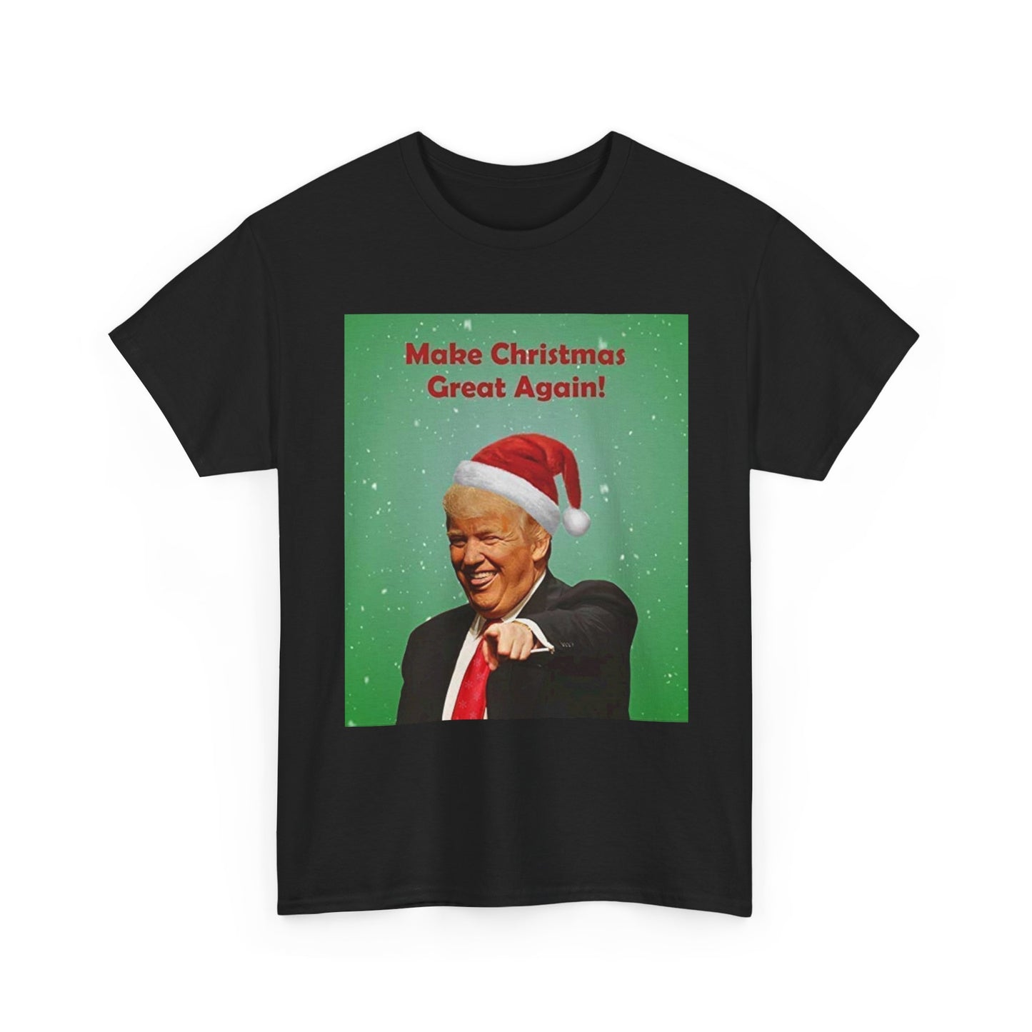 Trump Merry Christmas T Shirt Funny Holidays Graphic Make Christmas Great Again