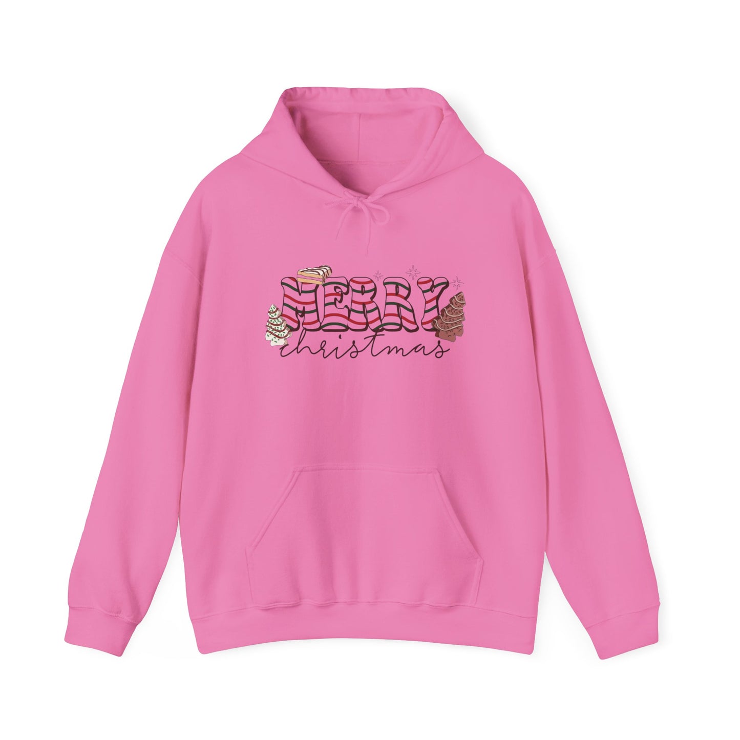 Christmas Tree Cakes Funny Graphic Hoodie Unisex Heavy Blend™ Hooded Sweatshirt