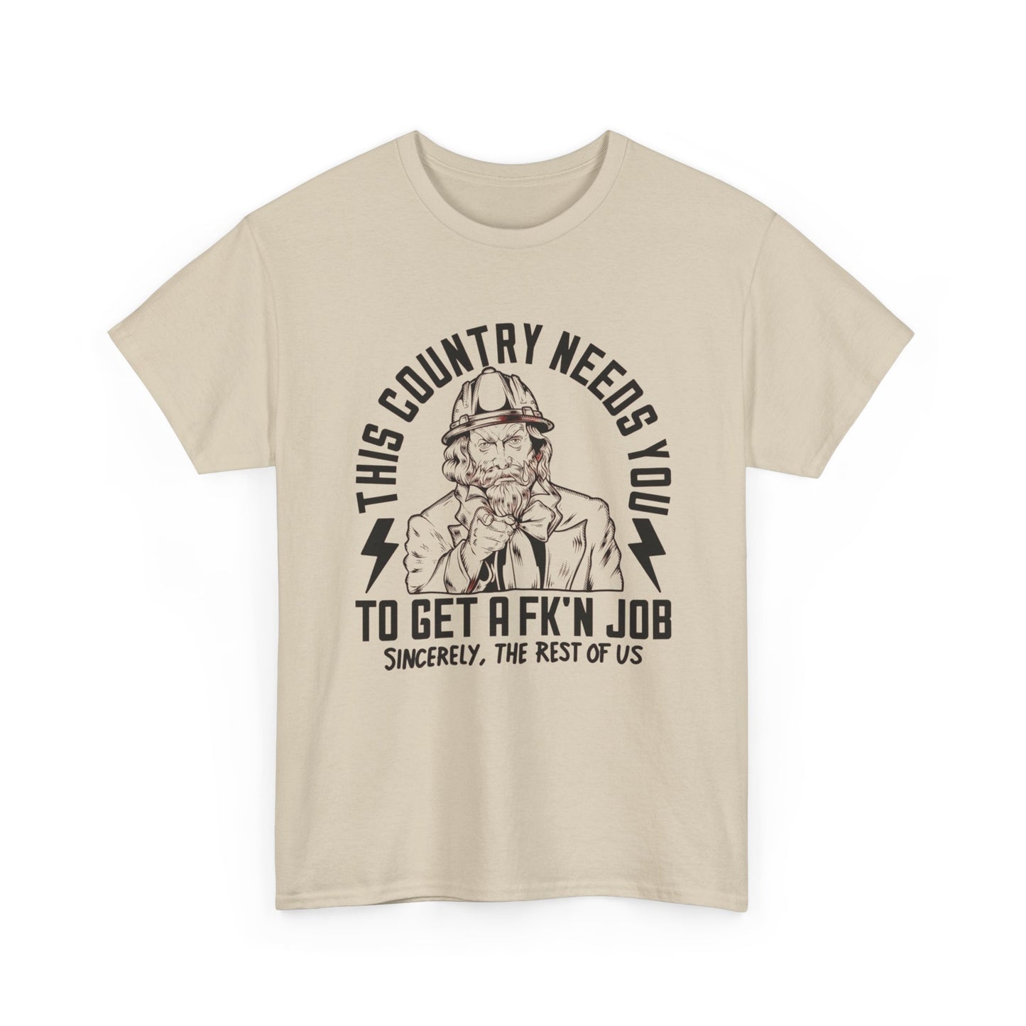 This Country Needs You Graphic T Shirt Unisex Heavy Cotton Tee