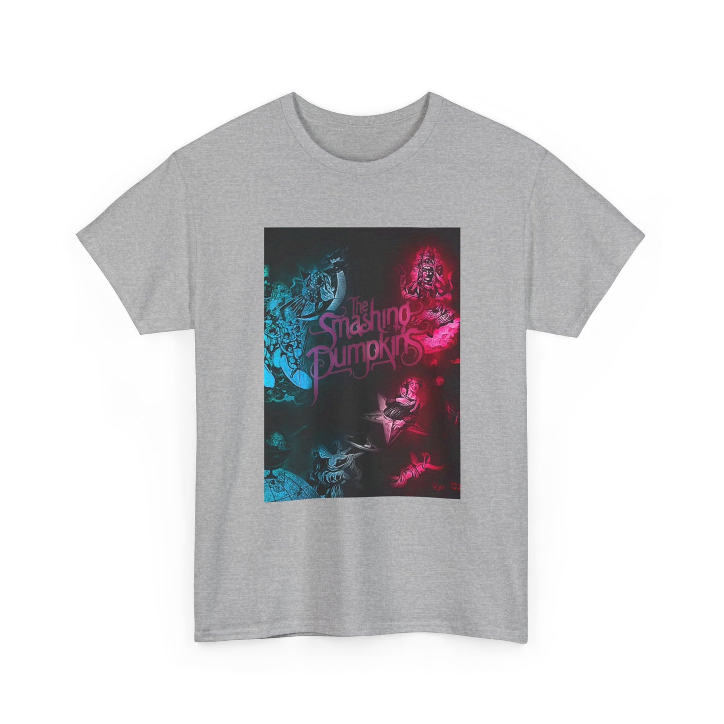 The Smashing Pumpkins Tshirt Vintage Merch Neon Unisex Heavy Cotton Tee