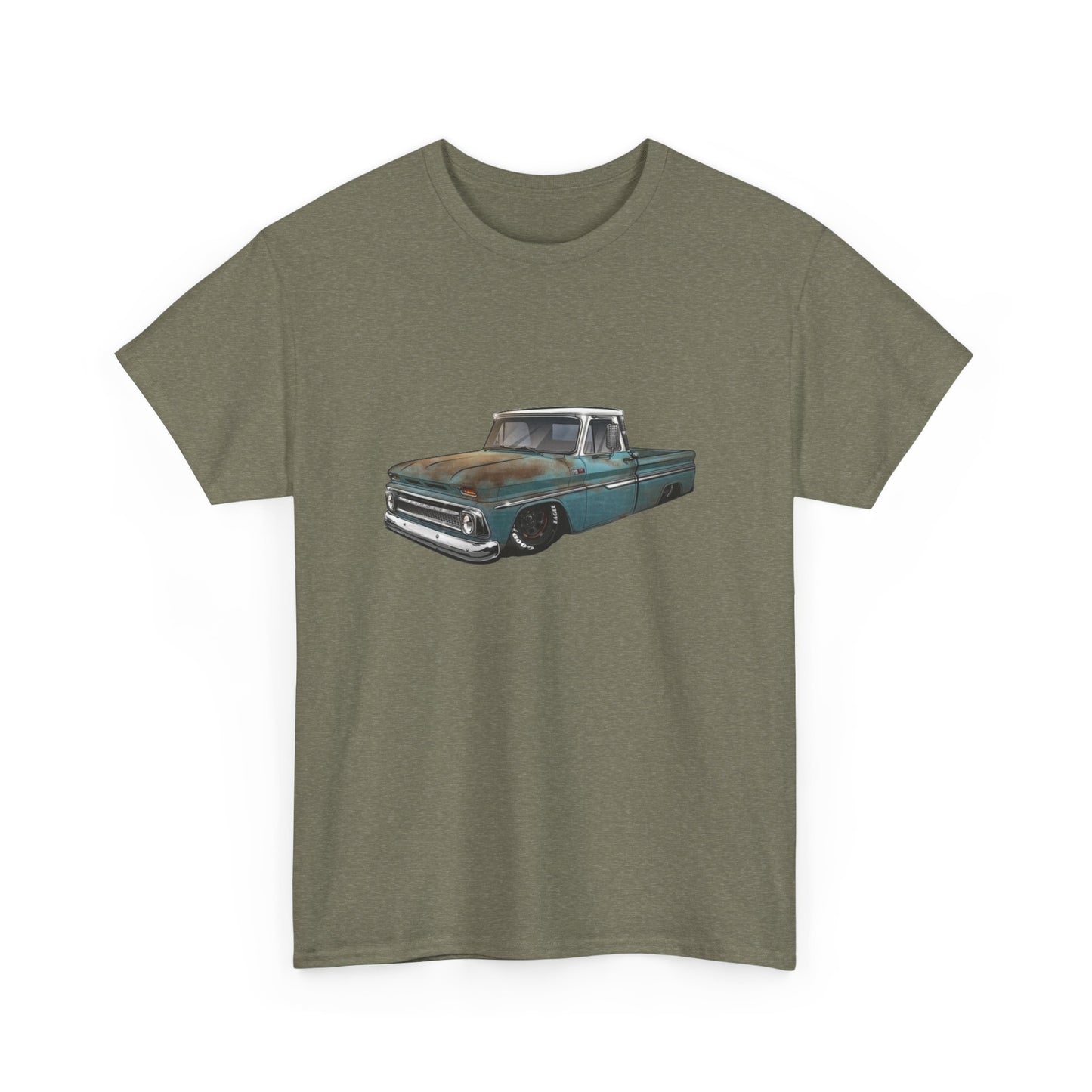 Classic Truck Retro Chevy Graphic T Shirt Unisex Heavy Cotton Tee NEW