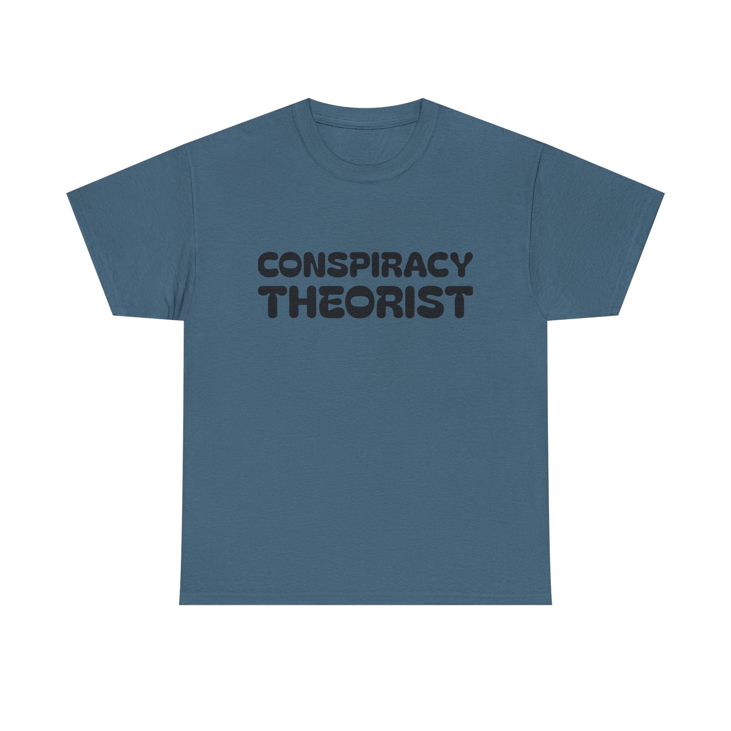 Conspiracy Theorist Funny Aliens UFO Graphic T Shirt Unisex Heavy Cotton Gift