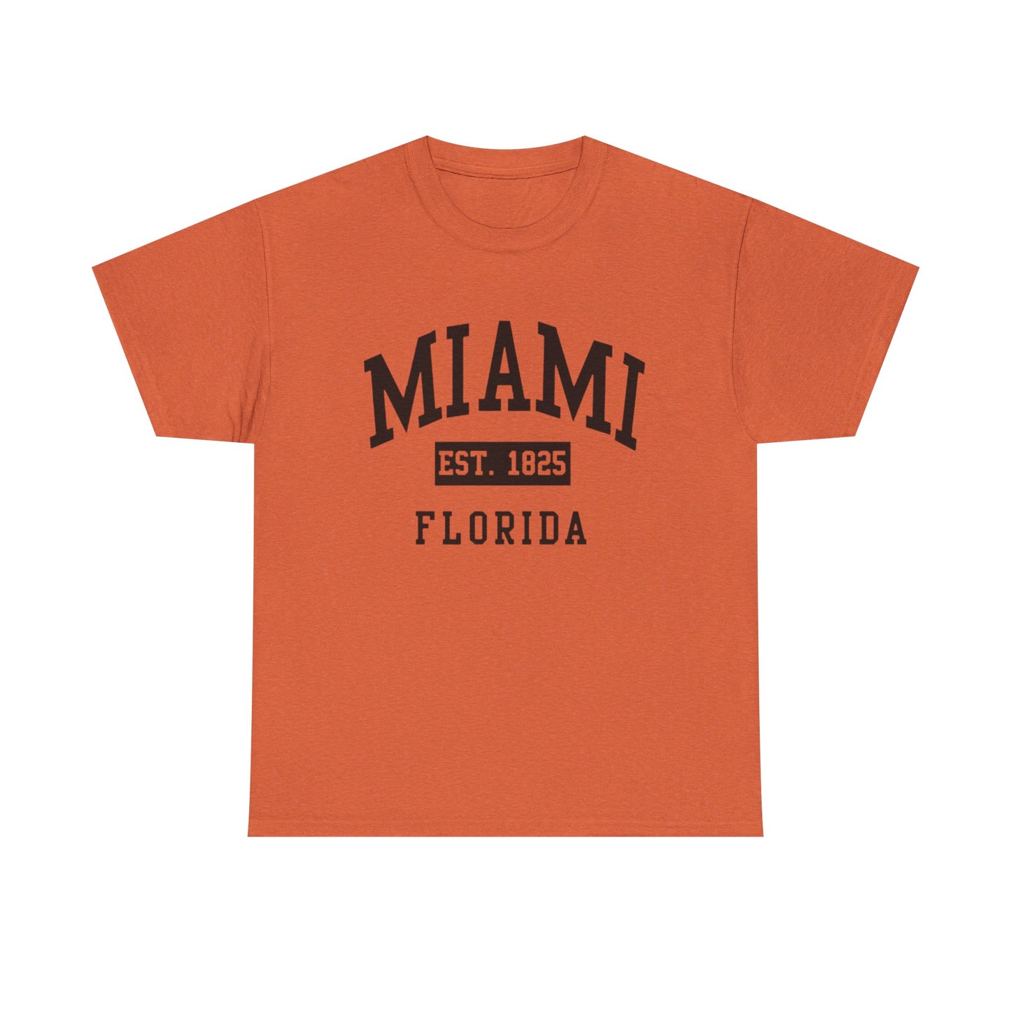 Miami Vintage Graphic T Shirt NEW Unisex Heavy Cotton Tee