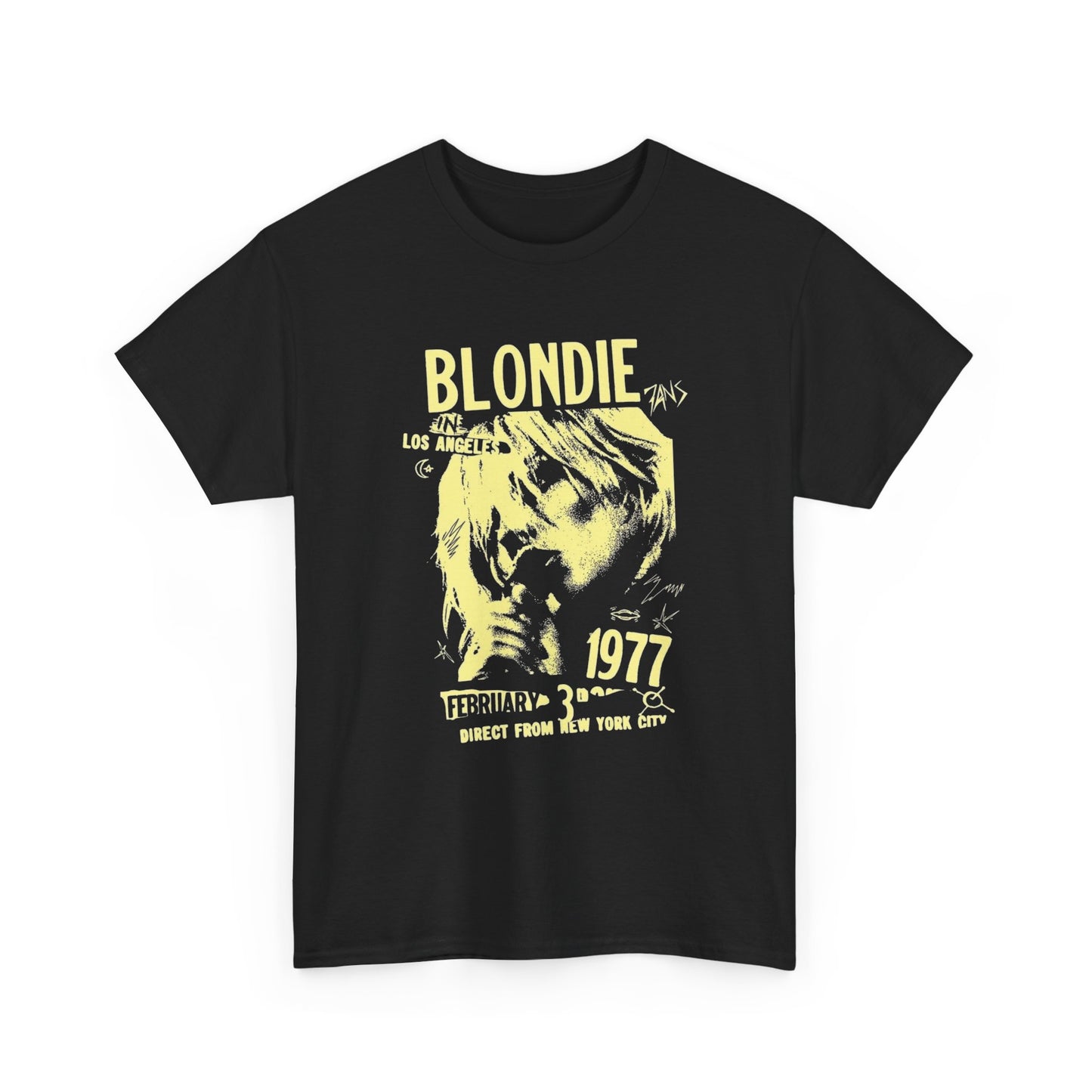 Blondie Vintage Merch Tour Graphic T Shirt Unisex Heavy Cotton Tee