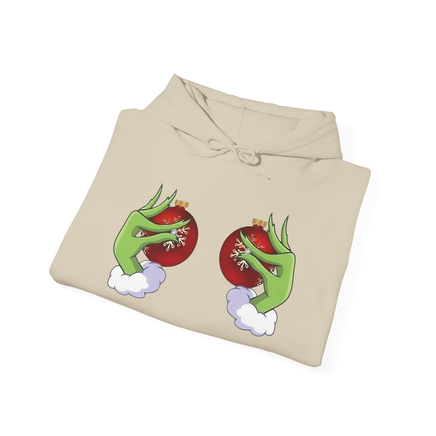 The Grinch Funny Graphic Hoodie Christmas Unisex Heavy Blend™ Hooded Sweatshirt