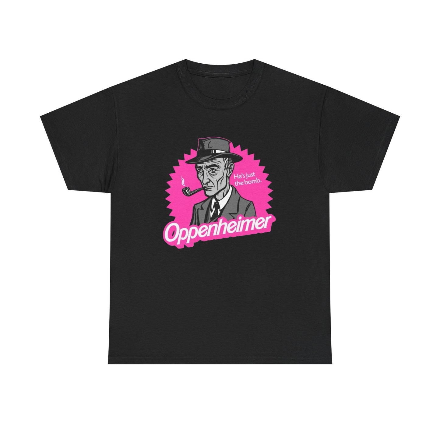 He's The Bomb Oppenheimer Graphic T Shirt Unisex Heavy Cotton Tee