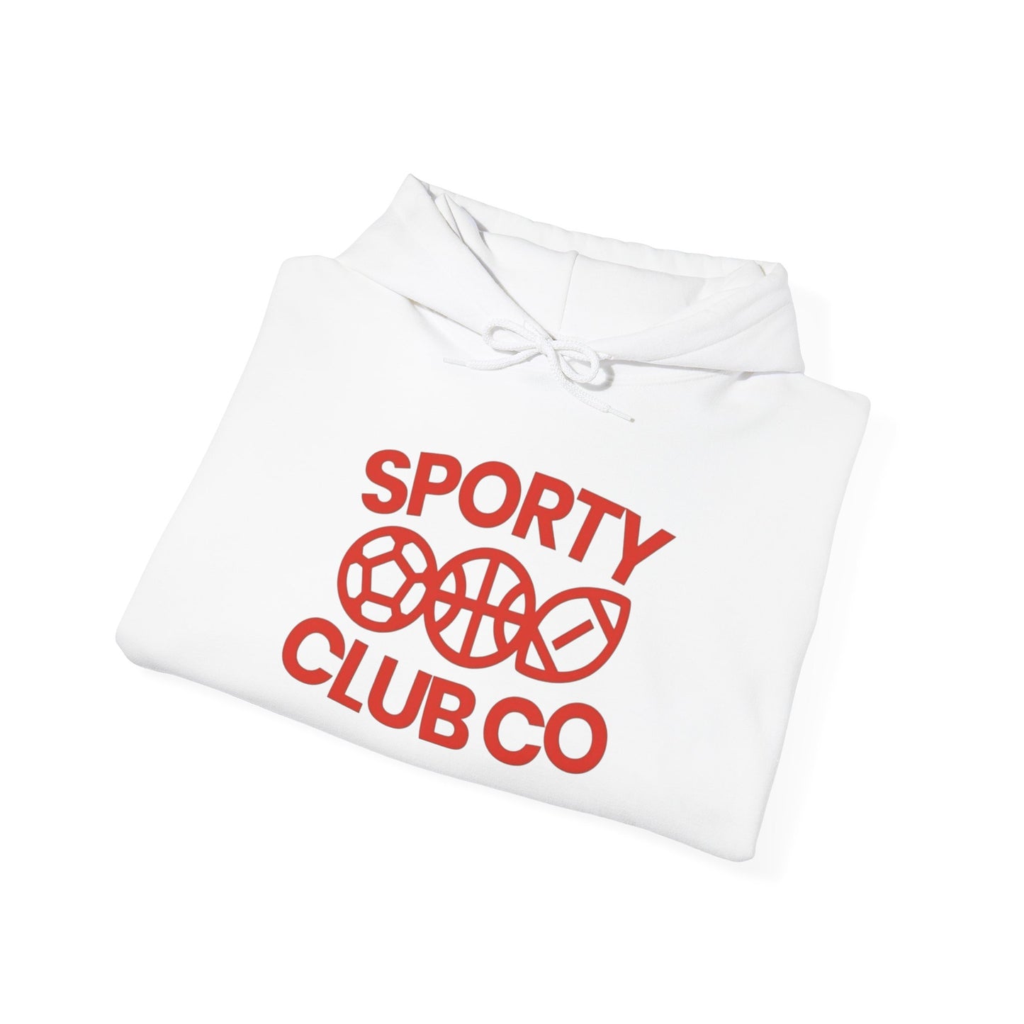 Sporty Club Co Graphic Hoodie Heavy Blend™ NEW Sweatshirt