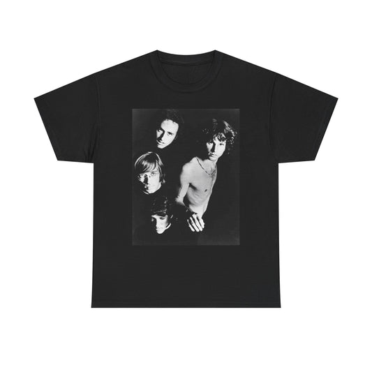 The Doors T Shirt Retro Rock Band Merch Vintage Unisex Heavy Cotton Tee