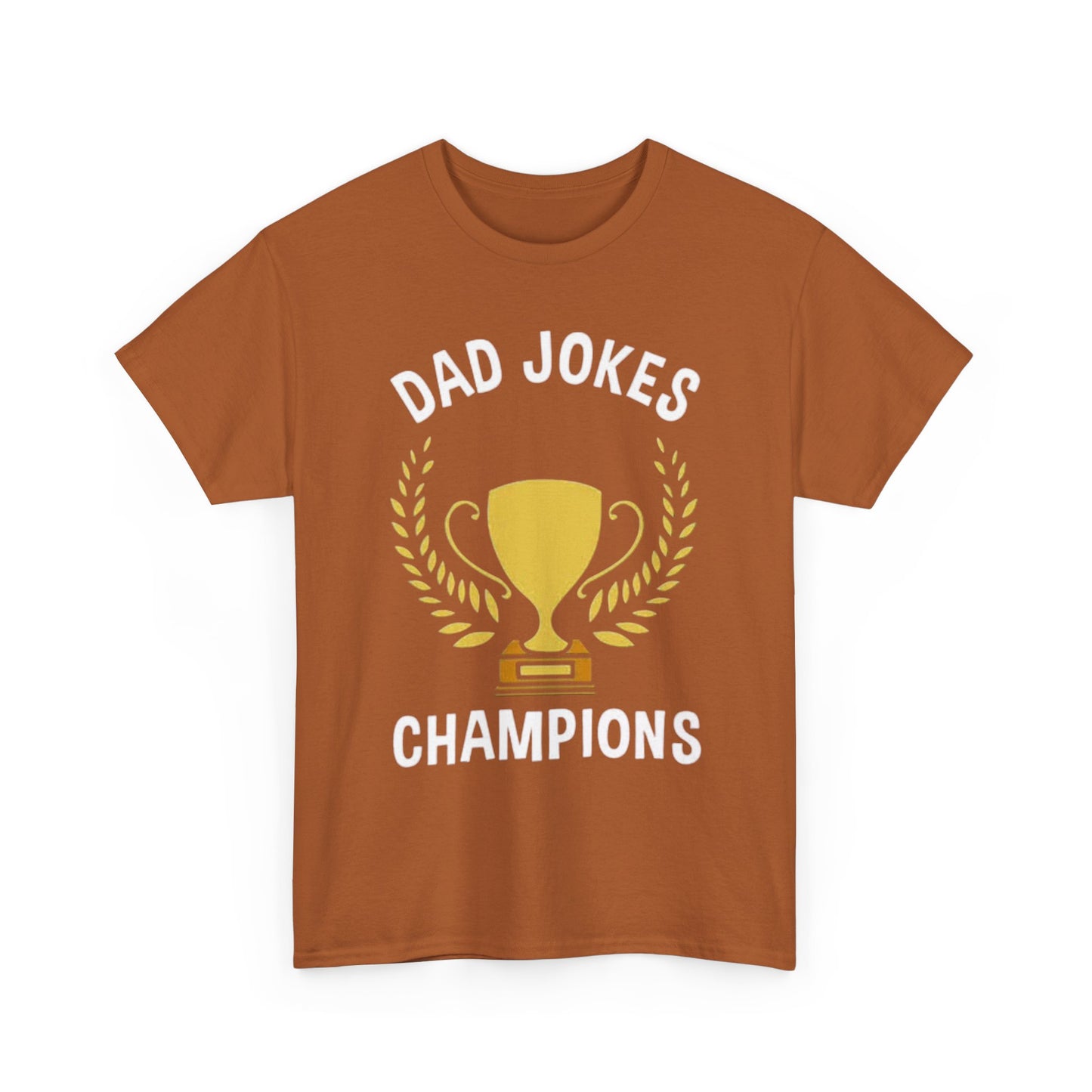 Dad Jokes Champion T SHIRT Retro Funny Jokes GIFT Unisex Heavy Cotton Tee